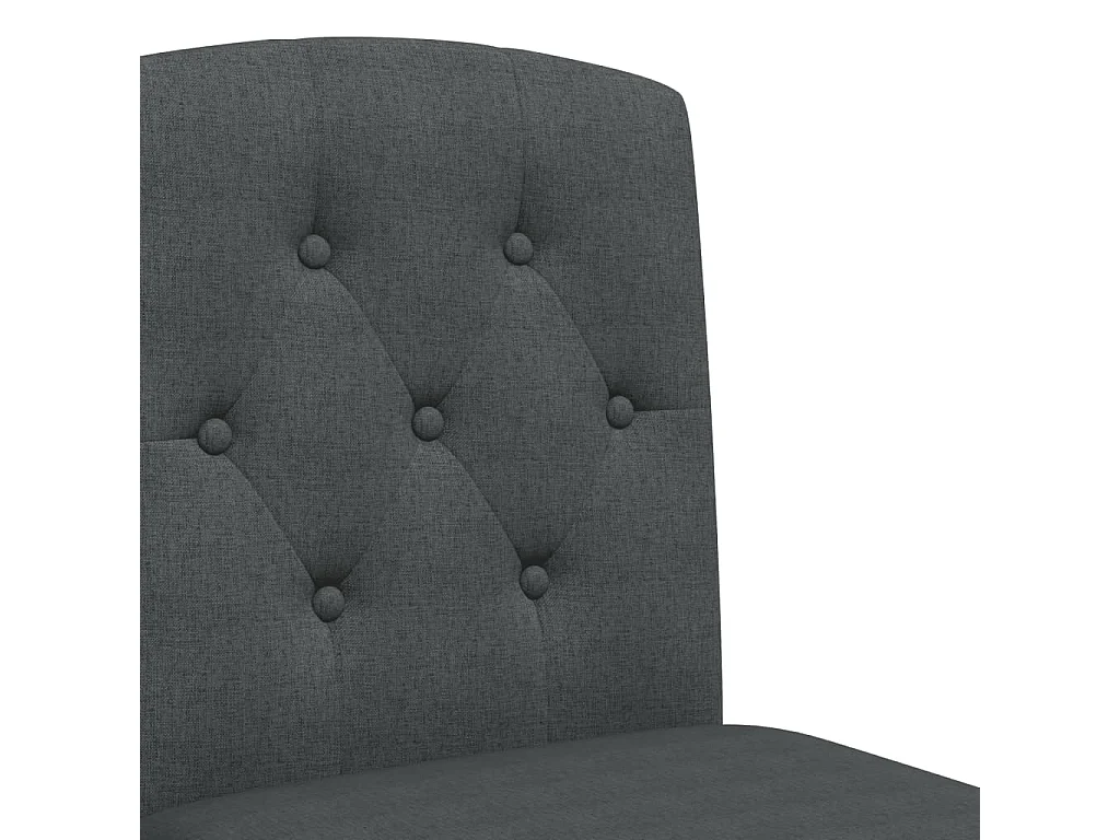 Cadeiras de bar 2 pcs madeira de seringueira maciça e tecido