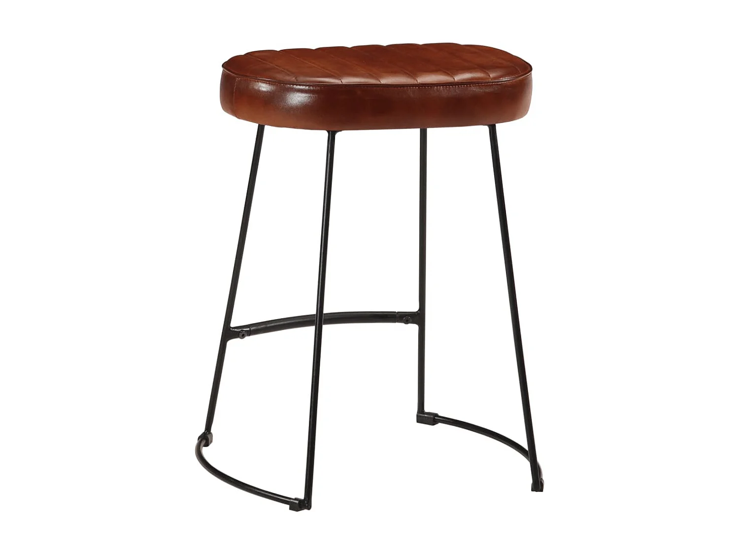 Tabourets de bar lot de 2 marron foncé 40x29,5x53 cm
