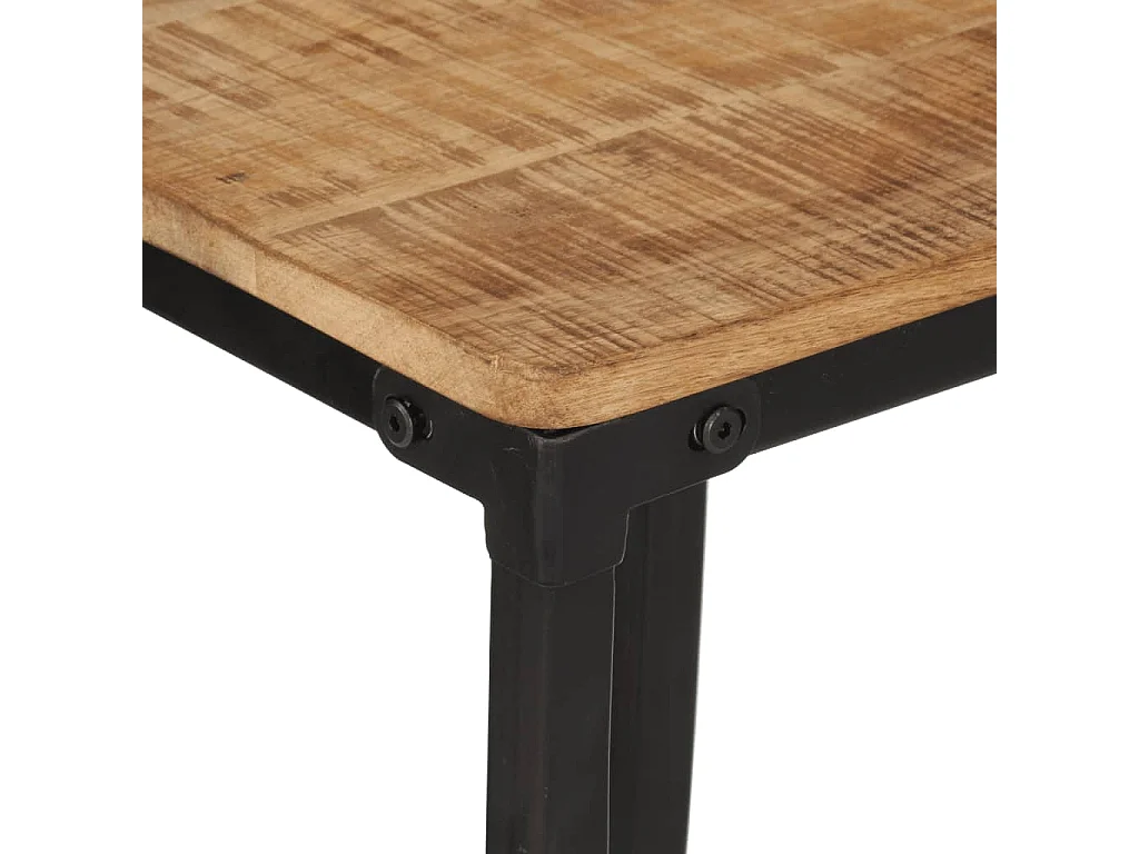 Barstoelen 4 st massief ruw mangohout