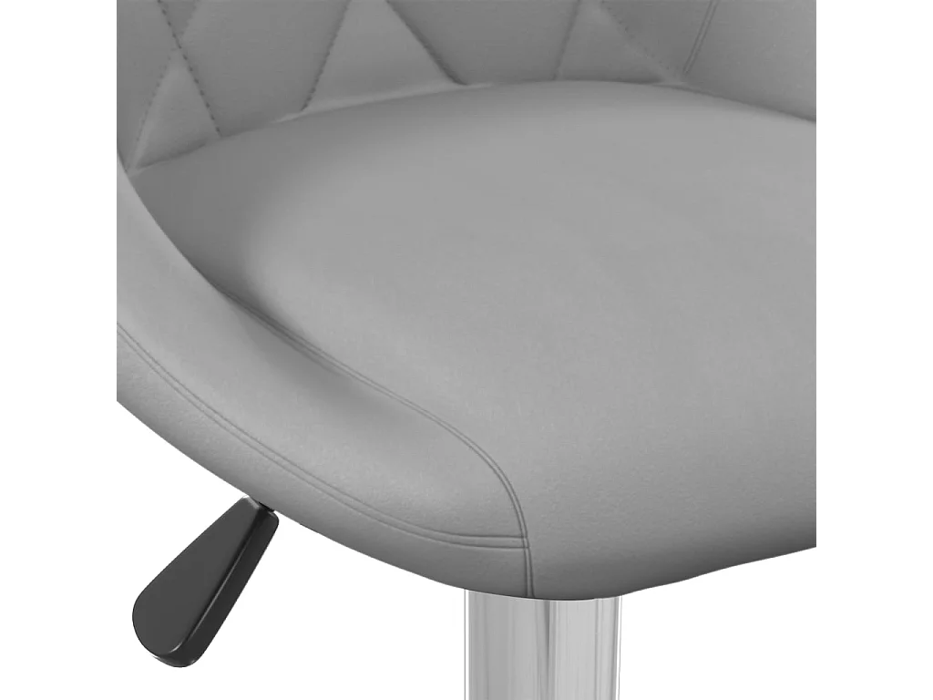 Tabouret de bar Gris clair Velours