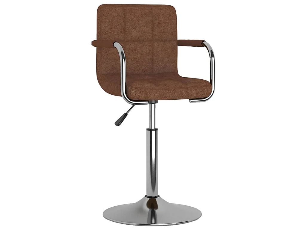 Sgabello da Bar Marrone in Tessuto