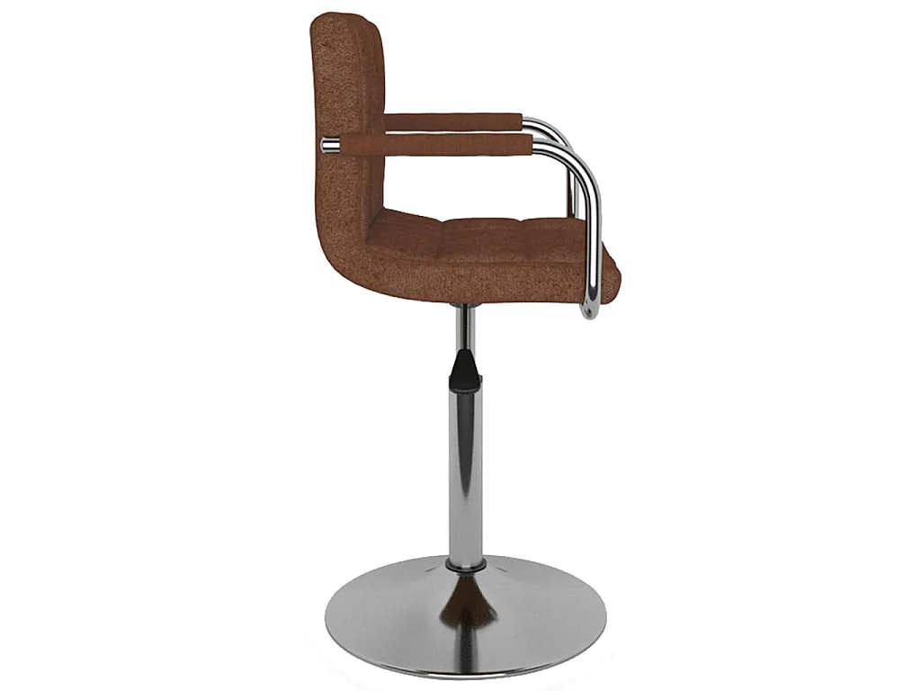Sgabello da Bar Marrone in Tessuto
