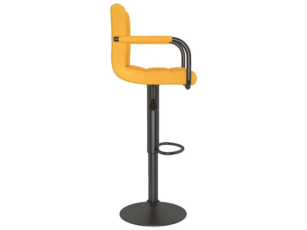 Barkrukken 2 st stof mosterdgeel