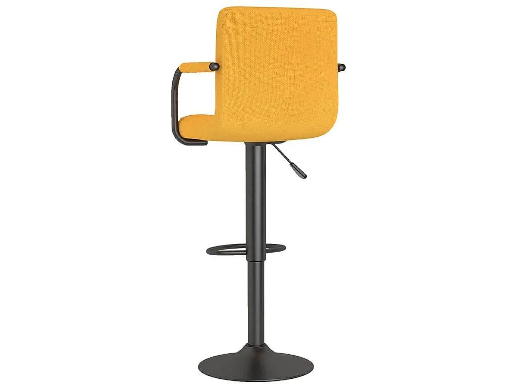 Barkrukken 2 st stof mosterdgeel