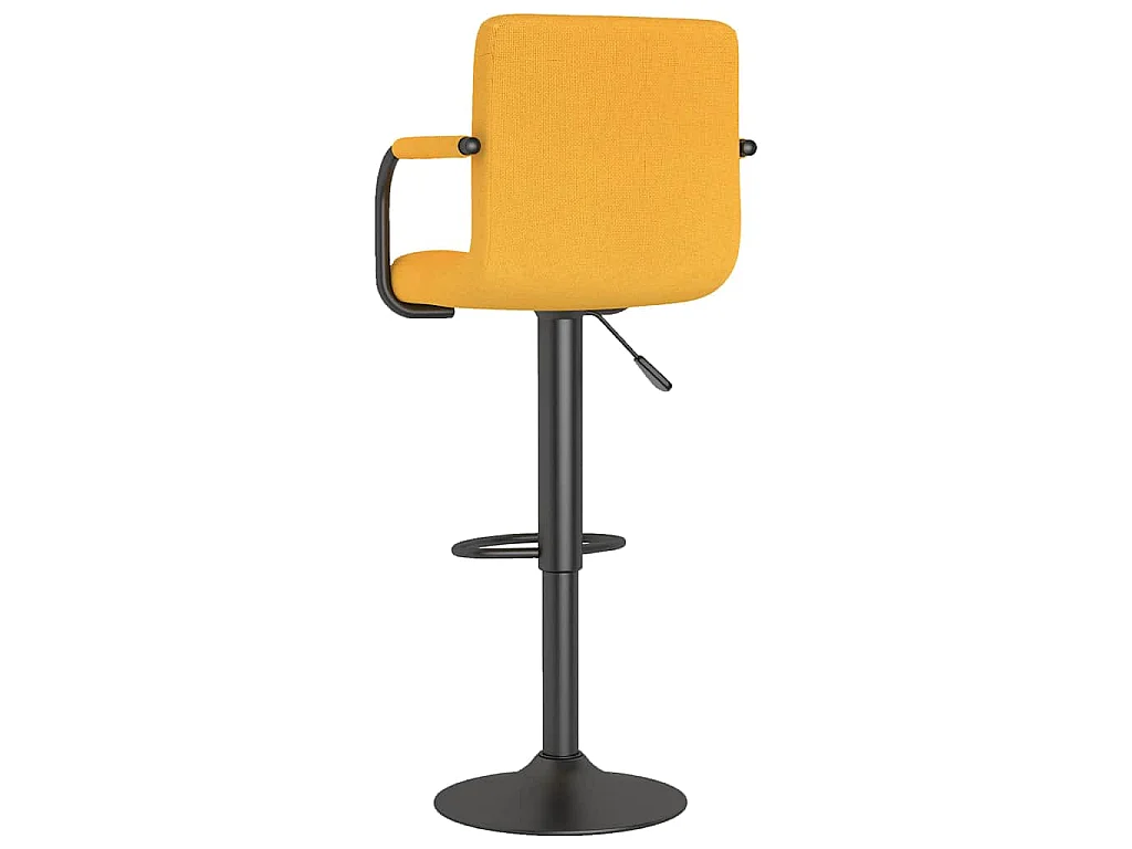 Barhocker 2 Stk. Senfgelb Stoff