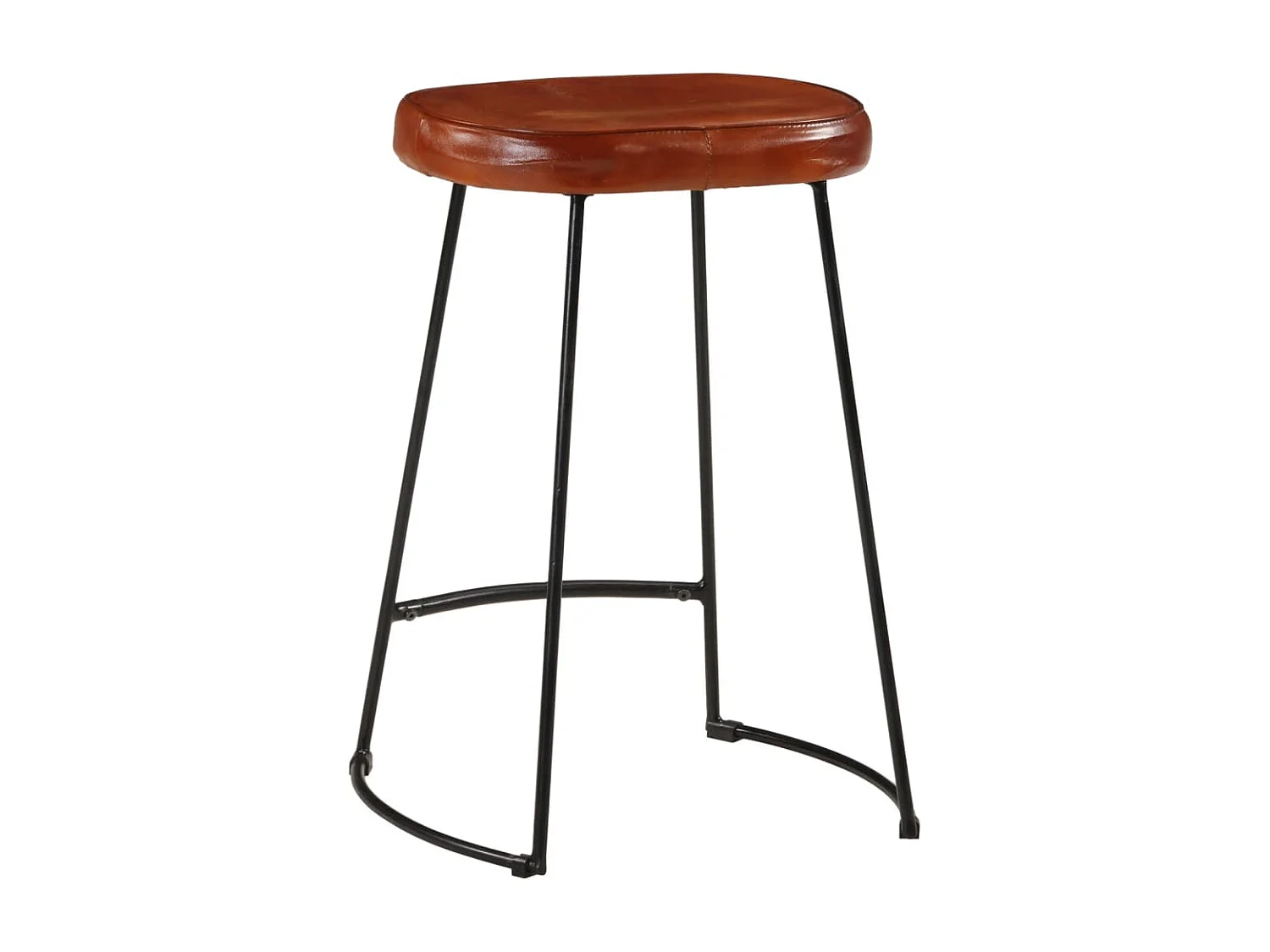 Barkrukken 2 st 41x29x62 cm donkerbruin