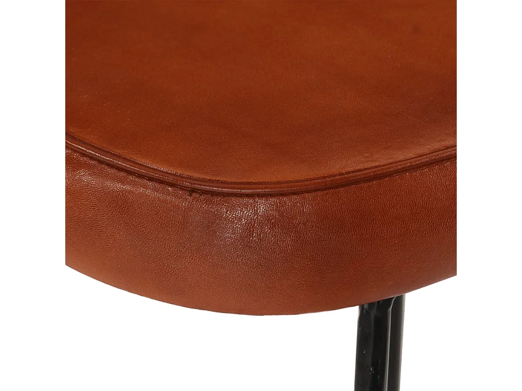 Barkrukken 2 st 41x29x62 cm donkerbruin