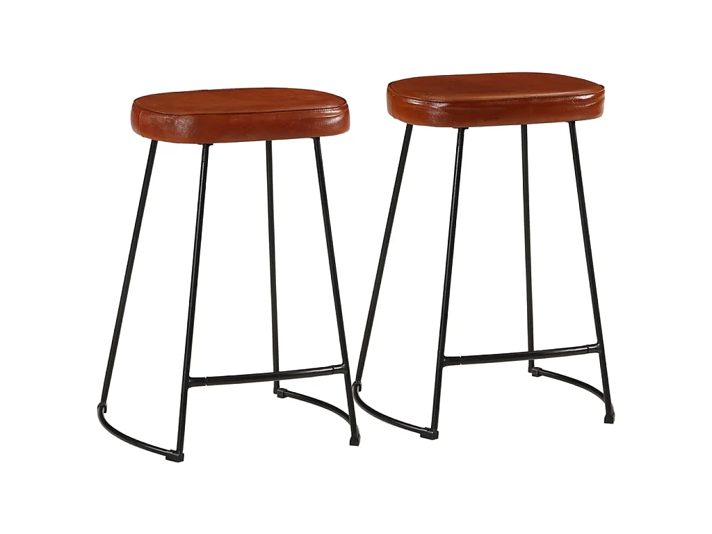 Bancos de bar 2 pcs 41x29x62 cm castanho-escuro