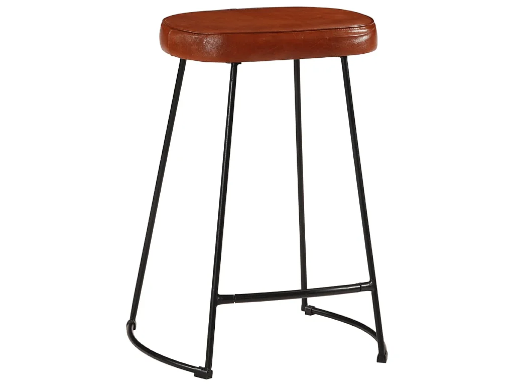 Bancos de bar 2 pcs 41x29x62 cm castanho-escuro