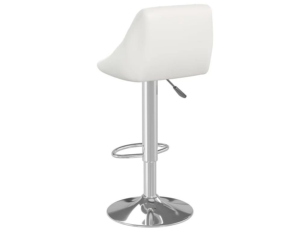 Barkruk kunstleer wit