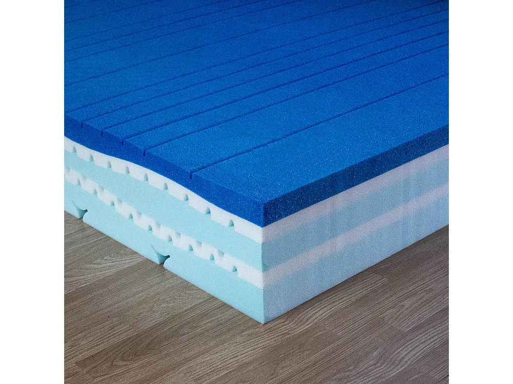 Materasso memory Breeze Dubai multionda a 5 strati, piazza e mezza 120x190 cm, 7 zone, massaggiante, altezza 25 cm – Comprarredo