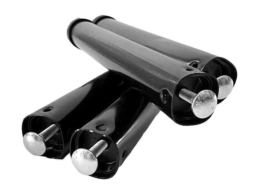 Set 4 piedi di ricambio in metallo 40 cm, per rete a doghe orizzontali o larghe - Comprarredo