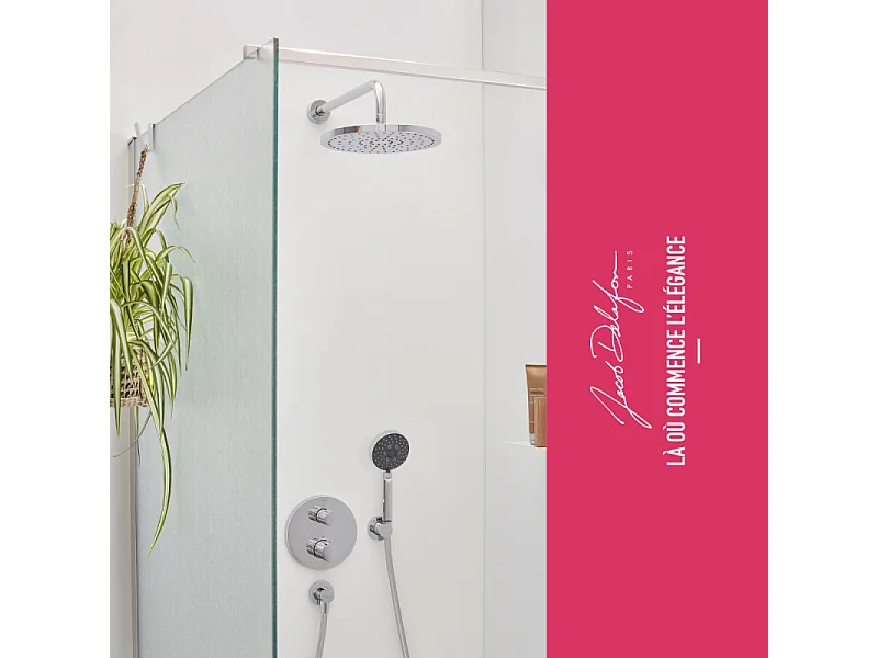 Colonne de douche encastrée thermostatique JACOB DELAFON Modulo + nettoyant