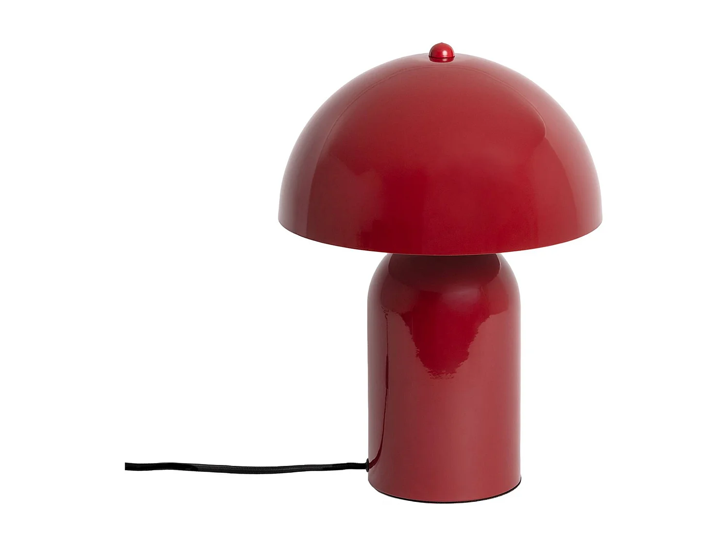 Lampe de table intérieur métal rouge Ø 25cm Marco