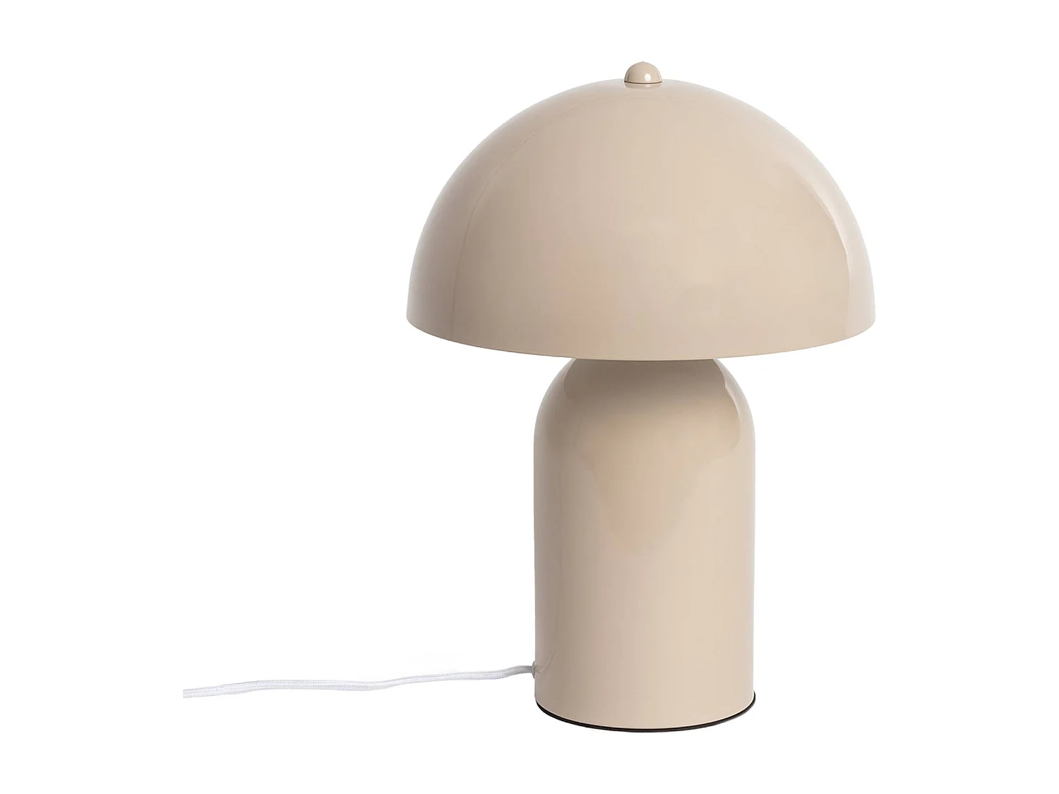 Lampe de table intérieur métal beige Ø 25cm Marco