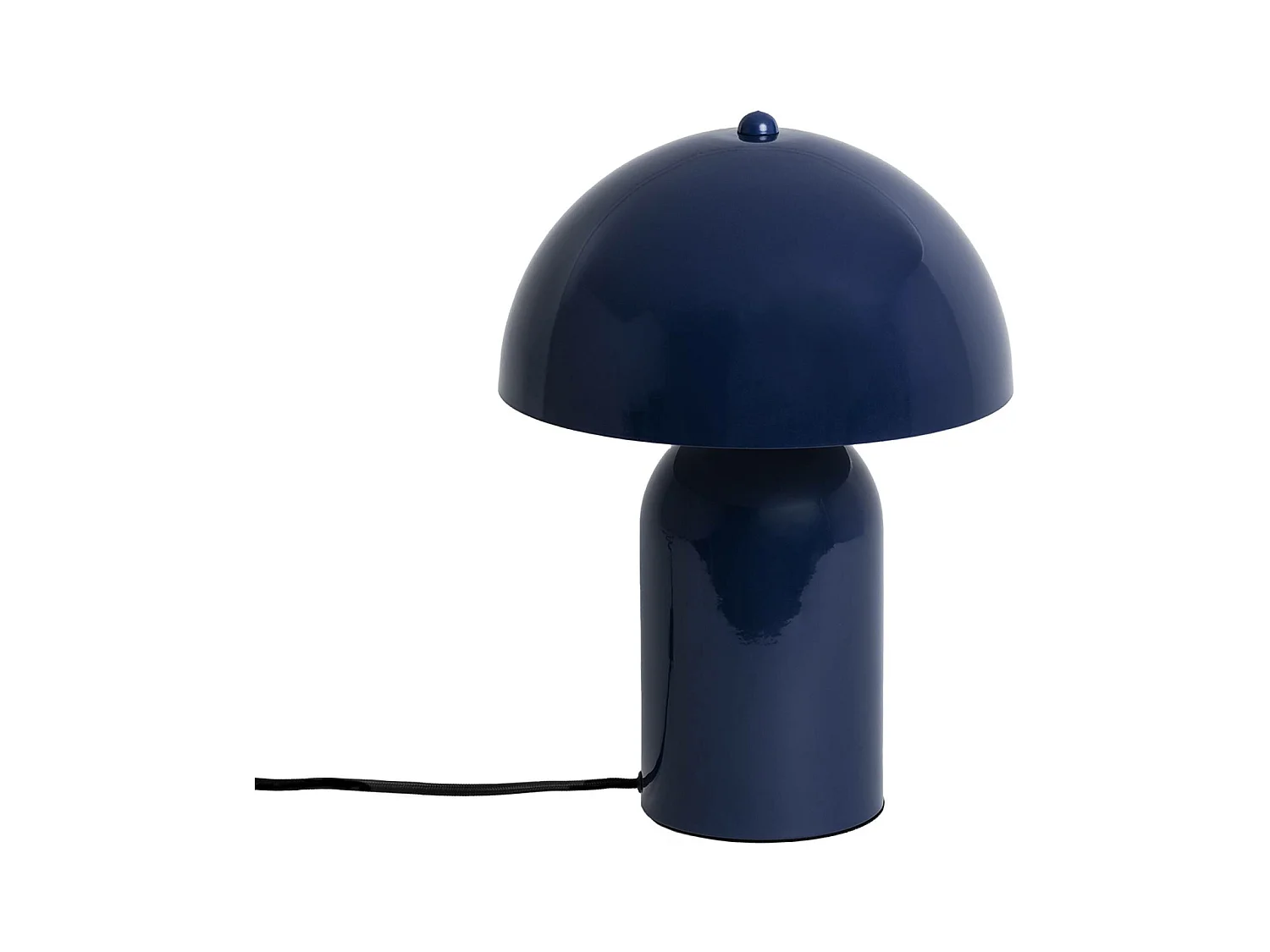 Lampada in metallo, 25cm, blu