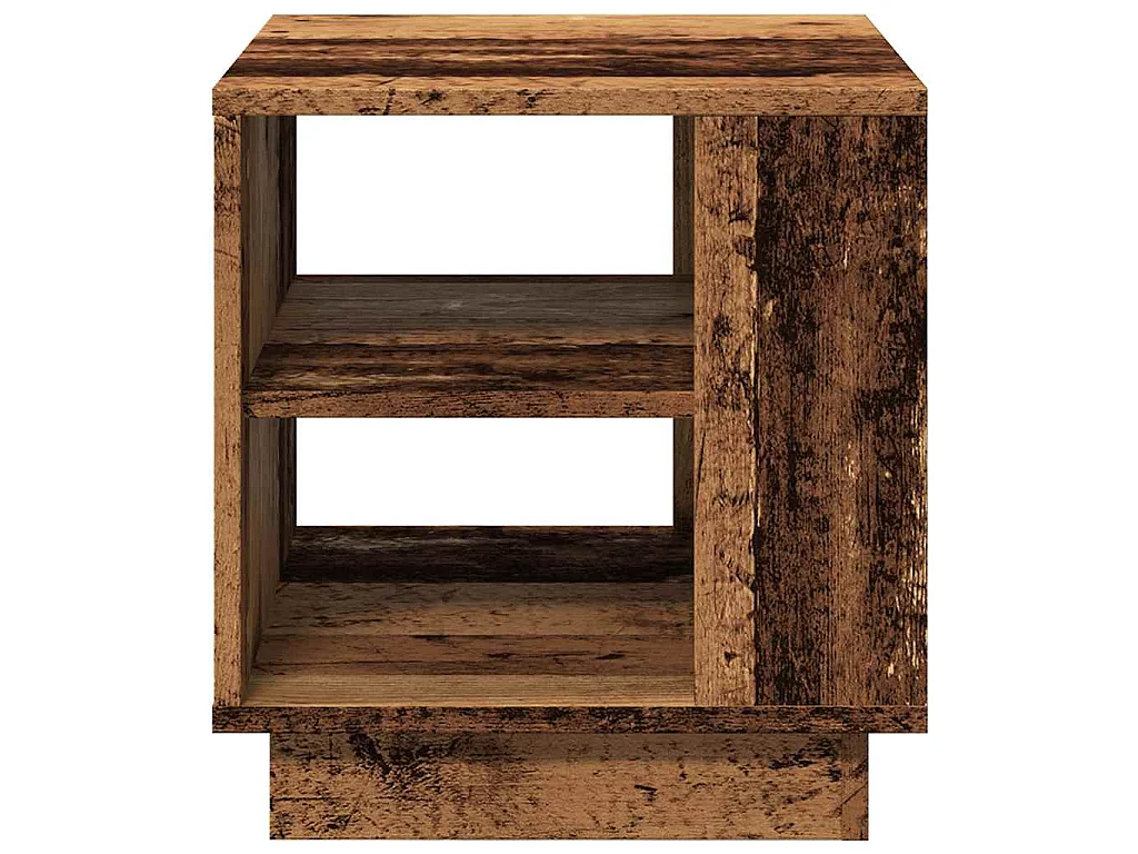 Tavolino da Salotto Legno Antico 40x40x43 cm Legno Multistrato