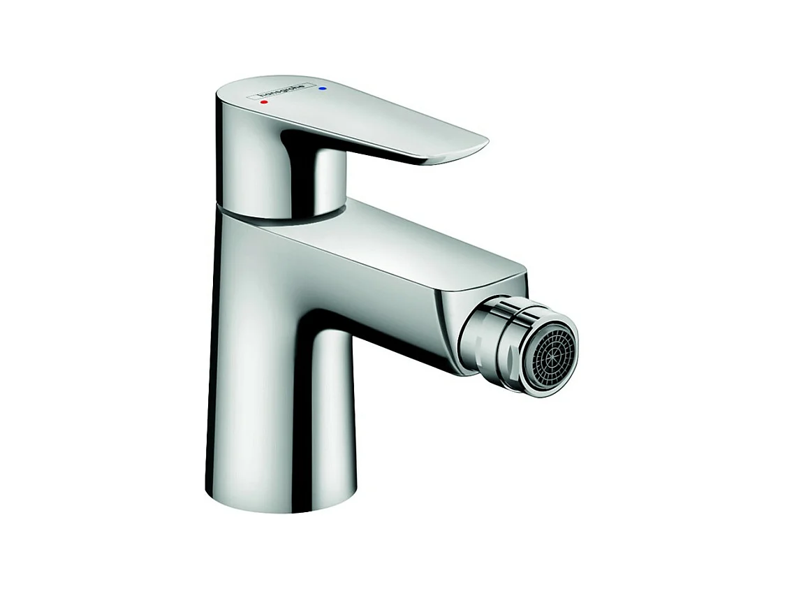 Robinet bidet HANSGROHE Talis E Chromé avec tirette et vidage