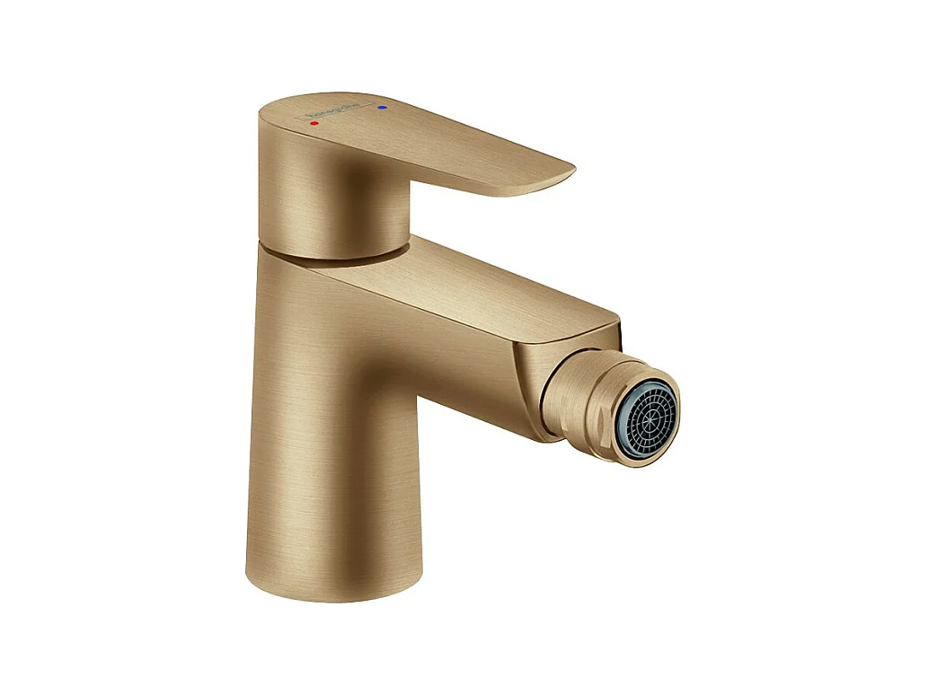 HANSGROHE Mitigeur bidet, avec tirette et vidage bronze brossé