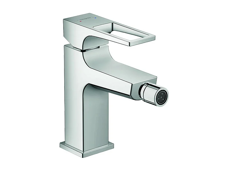 HANSGROHE Mitigeur de bidet poignée étrier, bonde Push-Open chromé