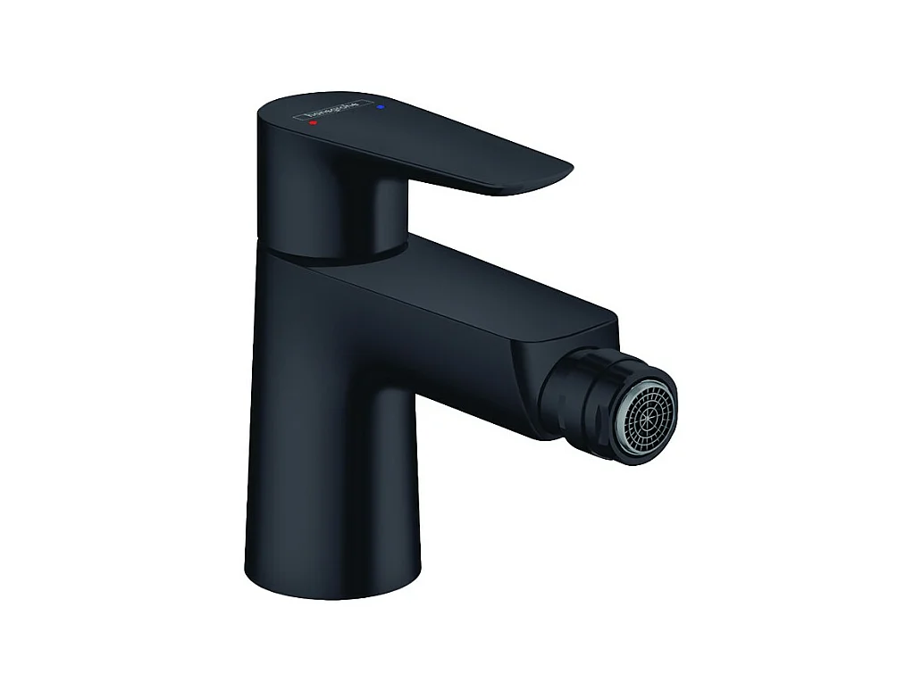 HANSGROHE Mitigeur bidet, avec tirette et vidage noir mat