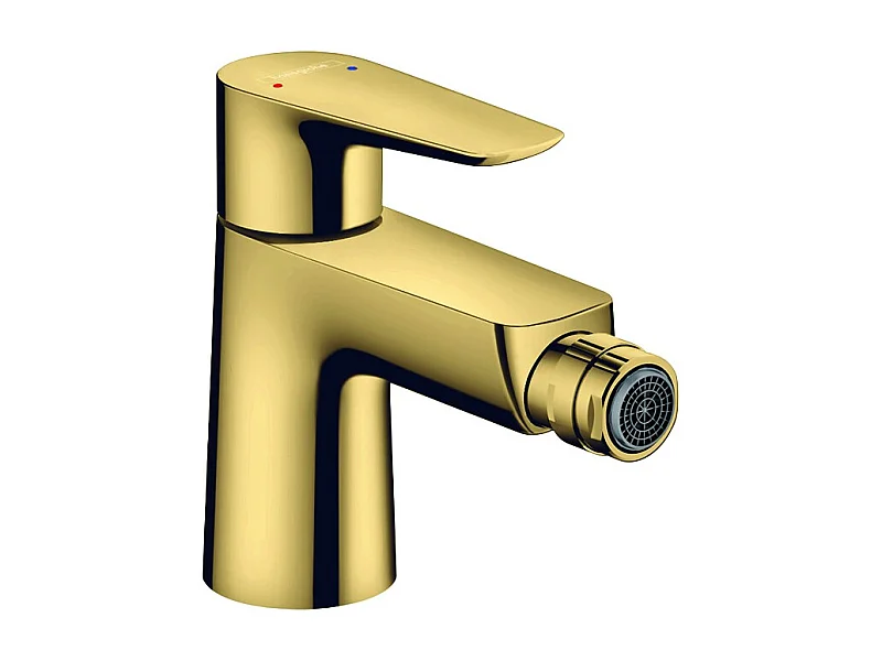 HANSGROHE Mitigeur bidet, avec tirette et vidage aspect doré poli