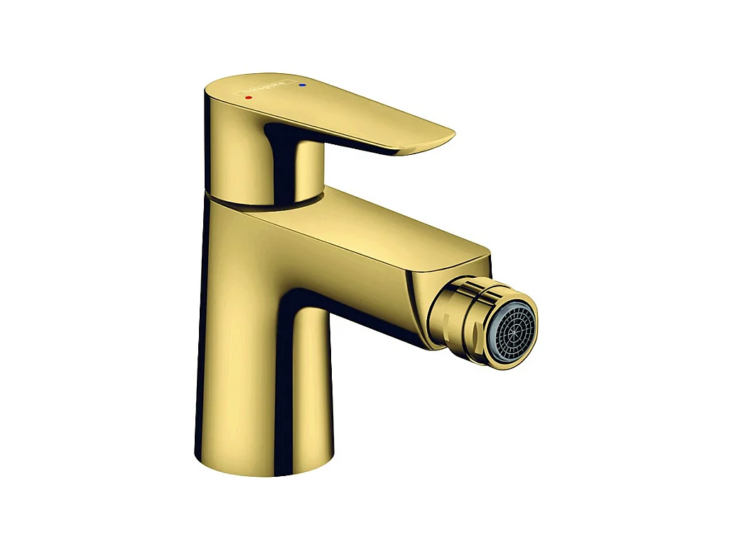 HANSGROHE Mitigeur bidet, avec tirette et vidage aspect doré poli
