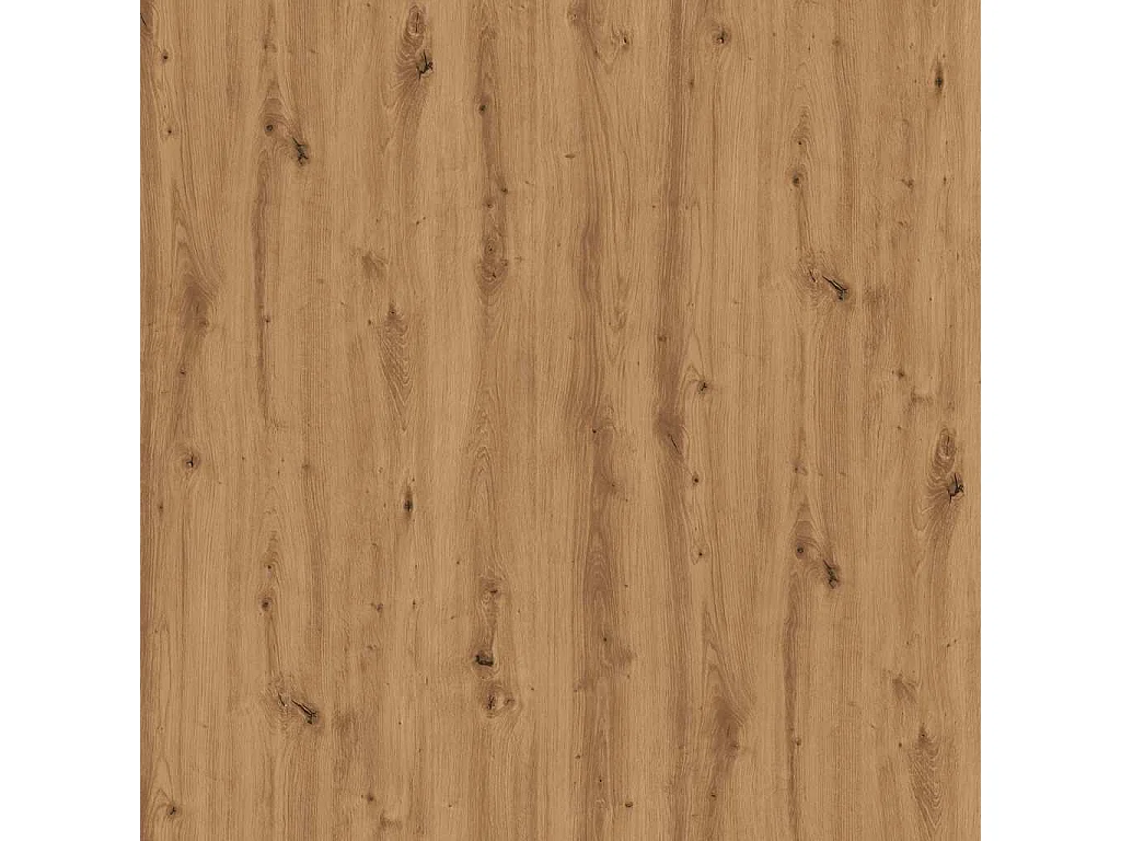 Table basse chêne artisanal 55,5x55,5x40 cm bois d'ingénierie