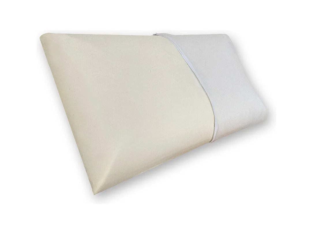 cuscino fiocco memory foam classic, modello saponetta con maglina - Comprarredo