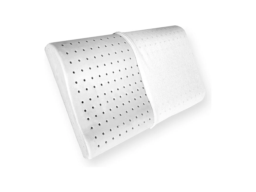 Cuscino ortocervicale memory traspirante microforato, maglina jersey - Comprarredo