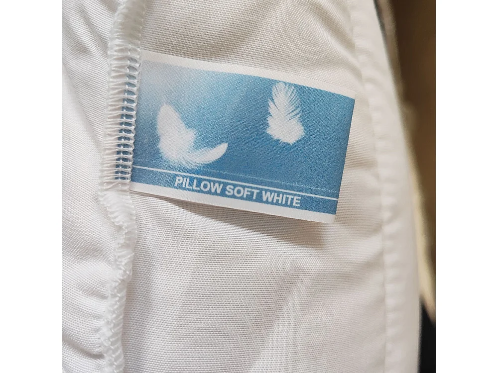 Coppia cuscini alti in fiocco di memory, comodi e accoglienti in offerta - Comprarredo