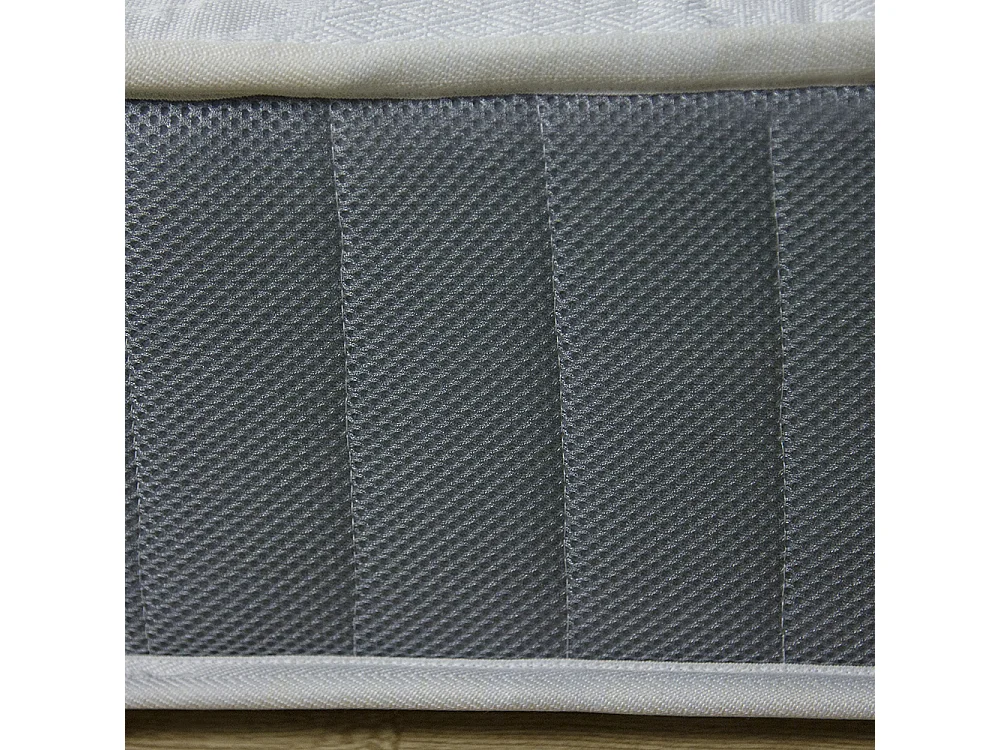 Set letto matrimoniale 160x190 con rete ortopedica flessibile, materasso a molle rigido Panama e cuscini memory - Comprarredo