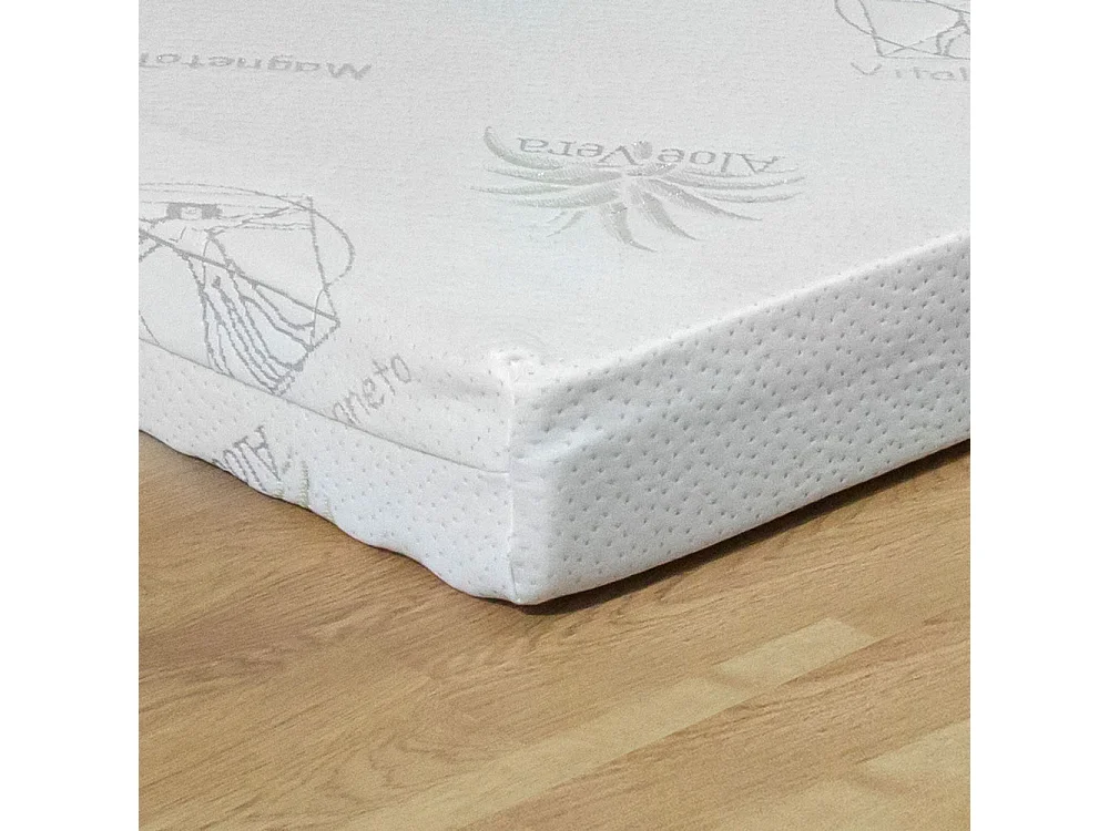 Materassino Memory Culletta 60x120 cm, altezza 11 cm, fodera aloe vera, rilassante e antiacaro – Comprarredo
