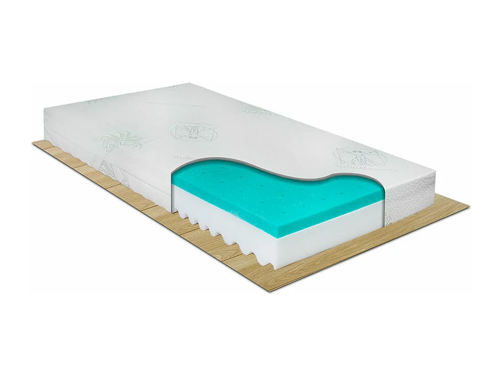 Materassino Memory Culletta 60x120 cm, altezza 11 cm, fodera aloe vera, rilassante e antiacaro – Comprarredo