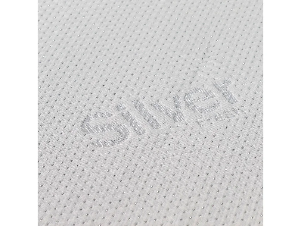 Topper Memory Fresh matrimoniale 160x190 cm, effetto massaggiante, traspirante, alto 5 cm, fodera Silver – Comprarredo