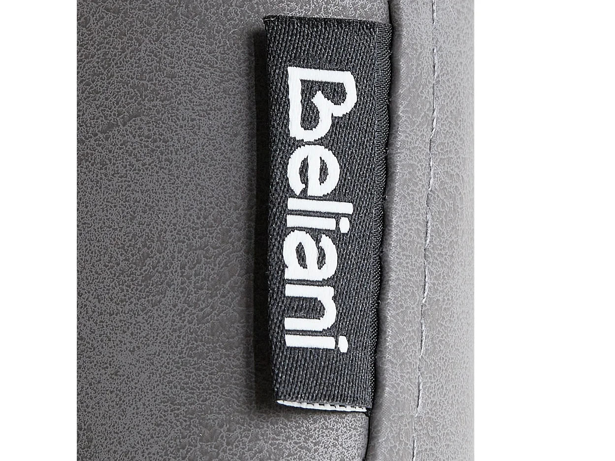 Lot de 2 chaises de salle à manger MELROSE Cuir PU Gris