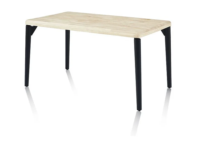 Mesa de comedor Padma 160 Negro - Roble
