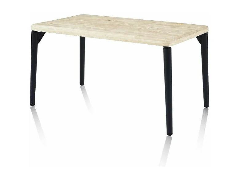 Mesa de comedor Padma 140 Negro - Roble