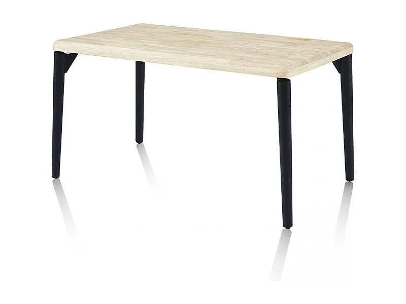 Mesa de comedor Padma 140 Negro - Roble