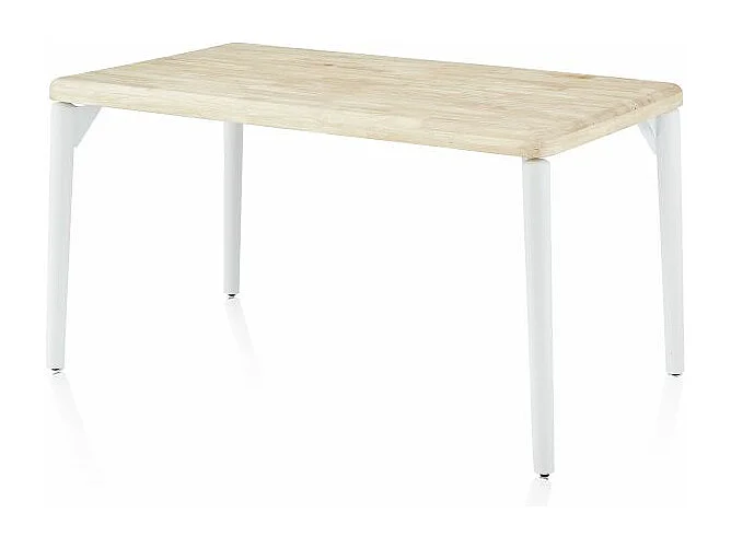 Mesa de comedor Padma 140 Blanco - Roble