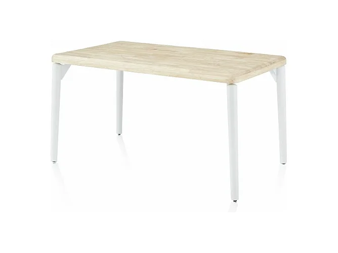 Mesa de comedor Padma 140 Blanco - Roble