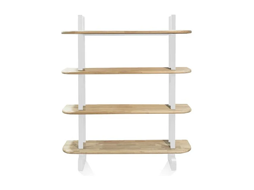 Estantería alta Padma Blanco - Roble