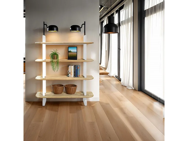 Estantería alta Padma Blanco - Roble