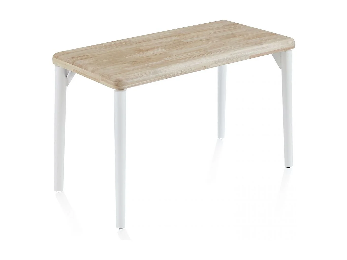 Mesa de estudio Padma Blanco - Roble