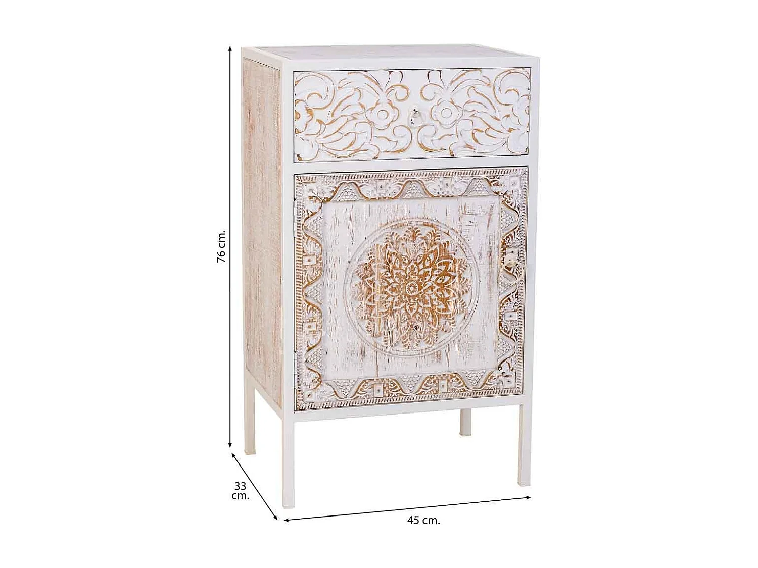 Couchtisch 45x33x76h cm