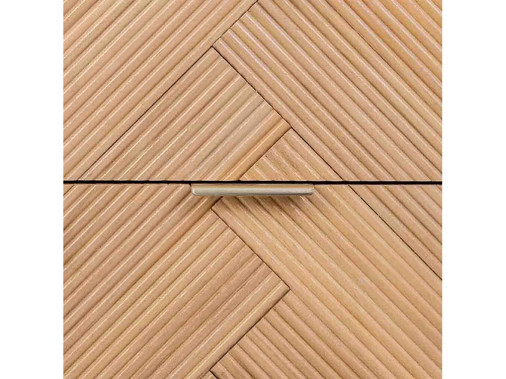 Kommode aus braunem Holz 42x34x101