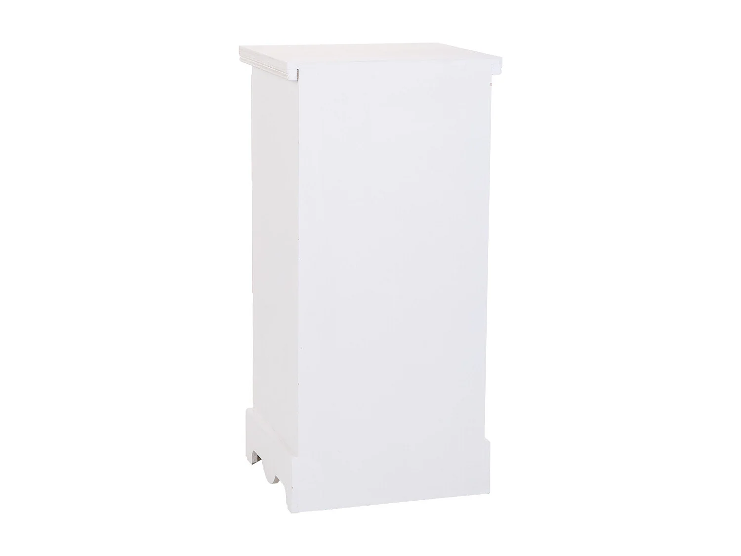 Meuble à tiroirs en bois blanc 31x26x60 h cm