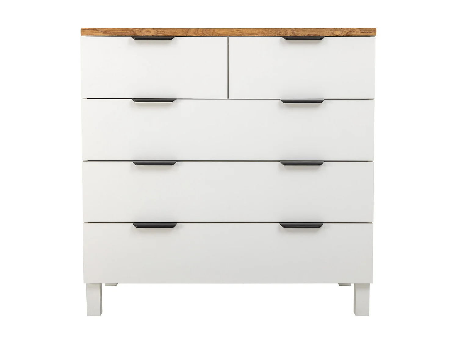 Cassettiera in legno con 5 cassetti 80x40x80,5h cm