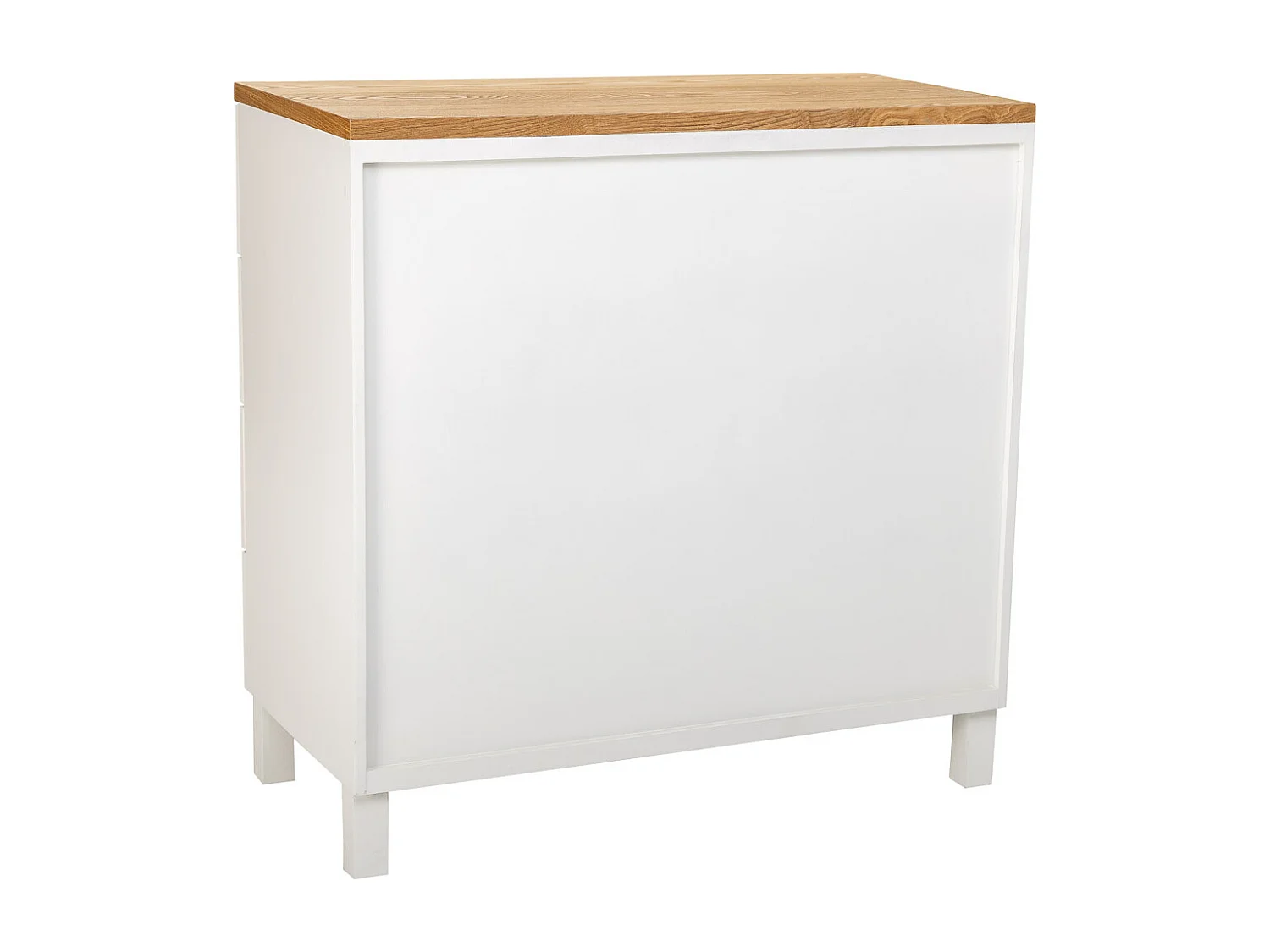 Cassettiera in legno con 5 cassetti 80x40x80,5h cm