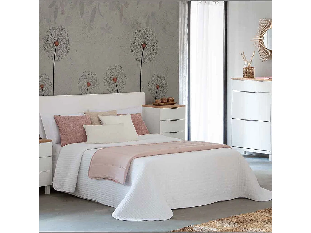 Chiffonnier en bois blanc 45x35x90